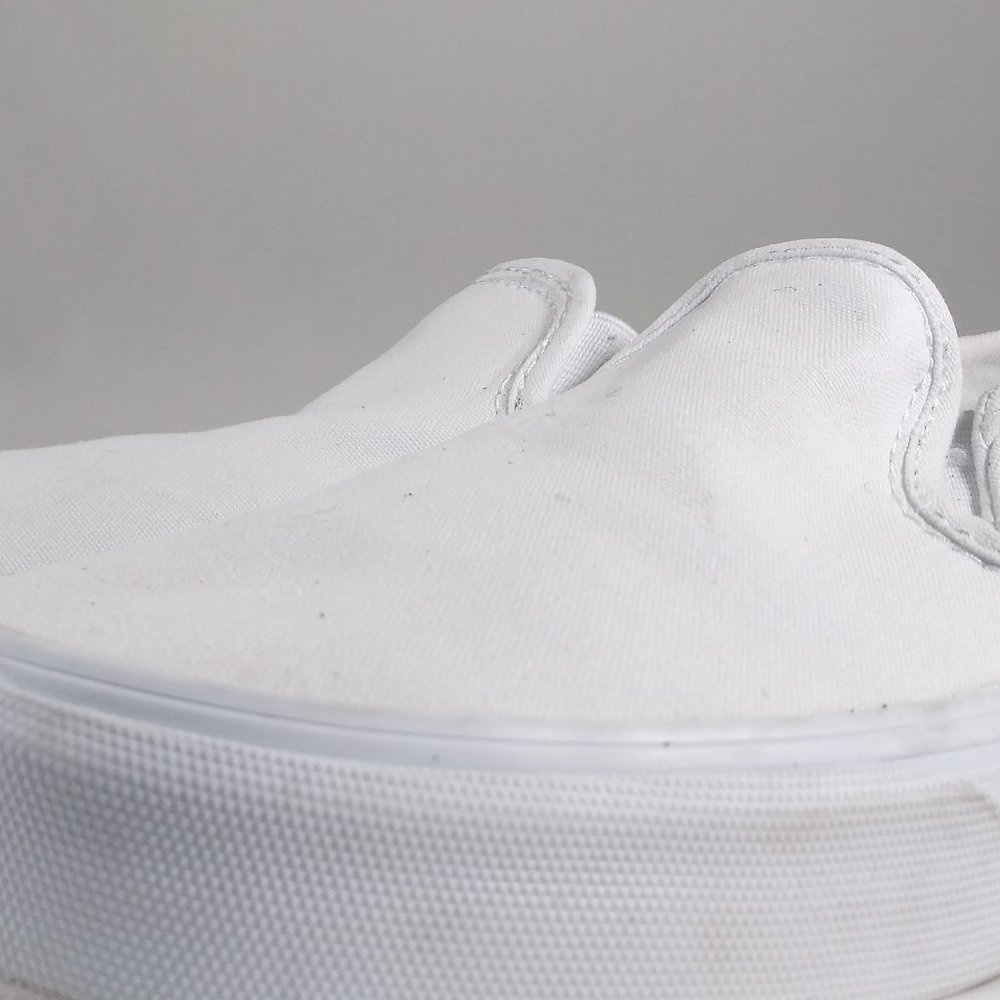 Vans Wonens White Sneakers Size 5.5 Pre-owned Great Condition